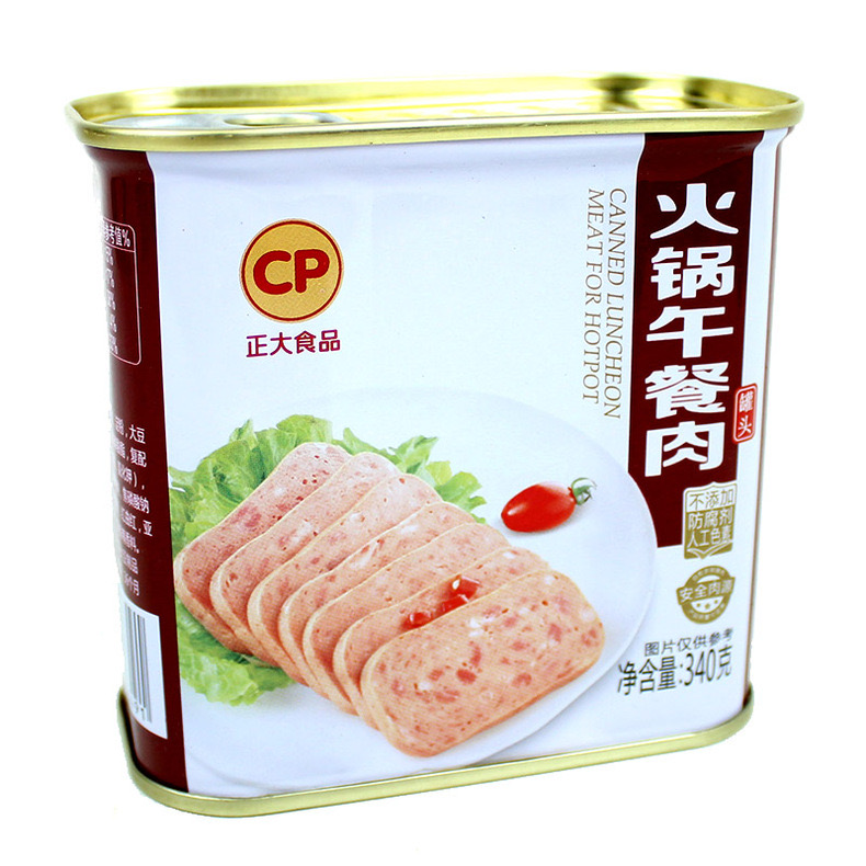 正大火锅午餐肉340g/罐