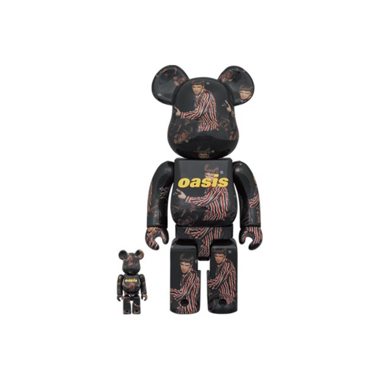 Bearbrick 积木熊 绿洲乐队 400%+100%