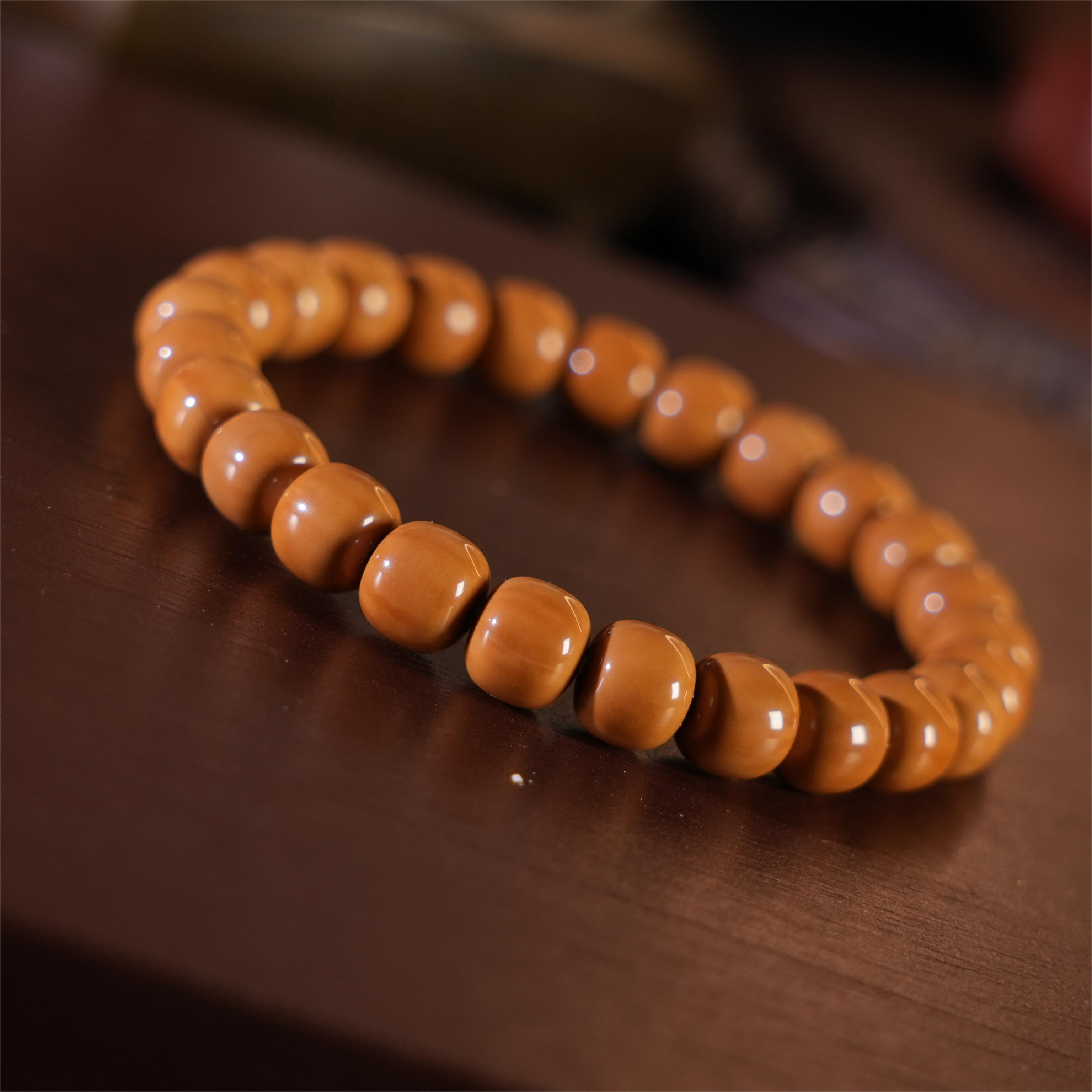 猴头小老型光珠手工万目高抛极限弧归圆小馒头料雕刻老型猴头手串