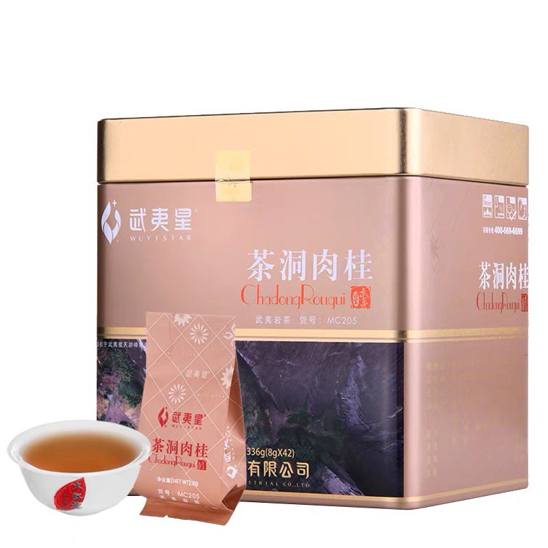 武夷星茶洞肉桂MC205武夷山茶叶336克/罐（8克*42泡）醇香肉桂茶