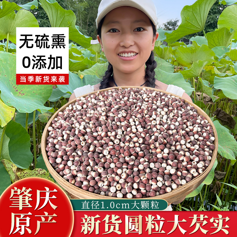 湘小暖肇庆芡实500g250g 整粒鸡头米天然物流干货 芡实米38节礼遇