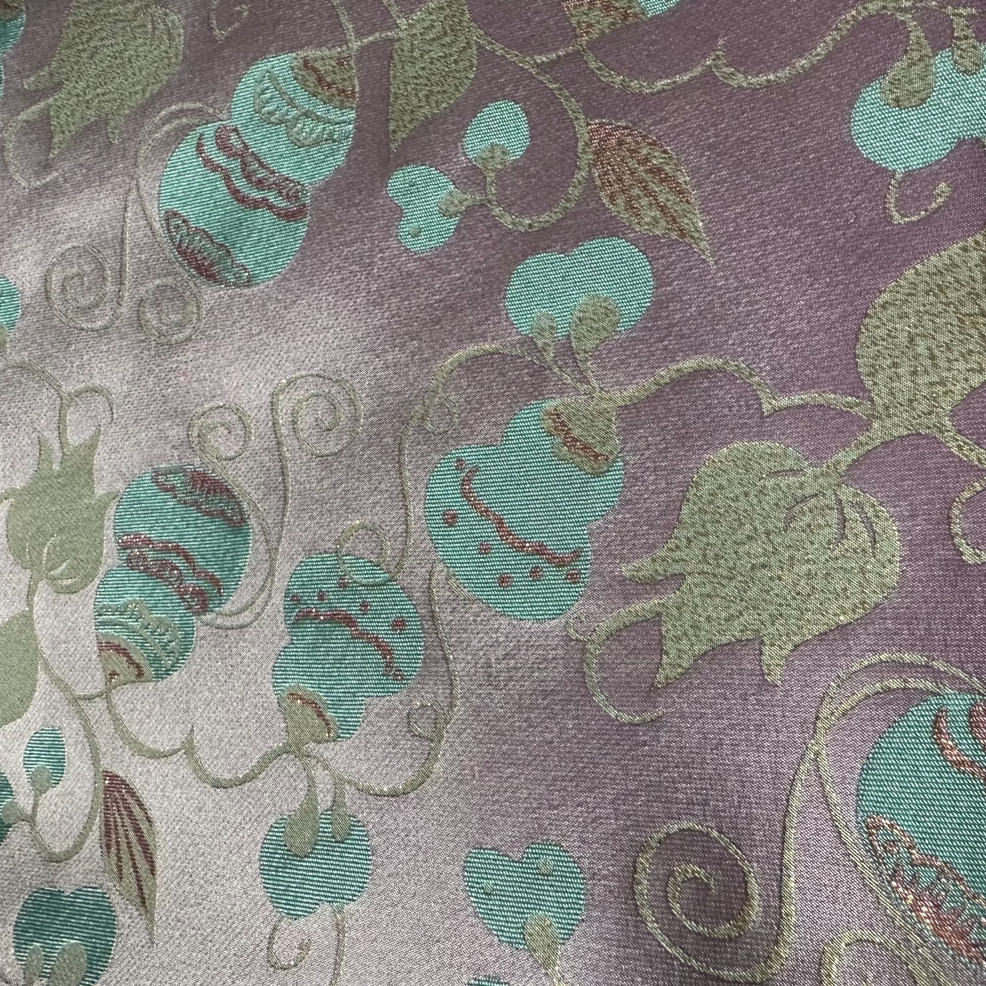 【紫金葫芦】宋锦100桑蚕丝定制面料不支持7天无理由