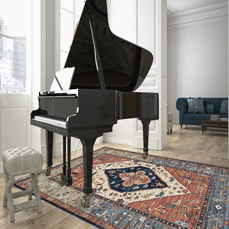 减震加大印花鼓地毯隔音吸音钢琴地毯方便手工定制使用现货发货