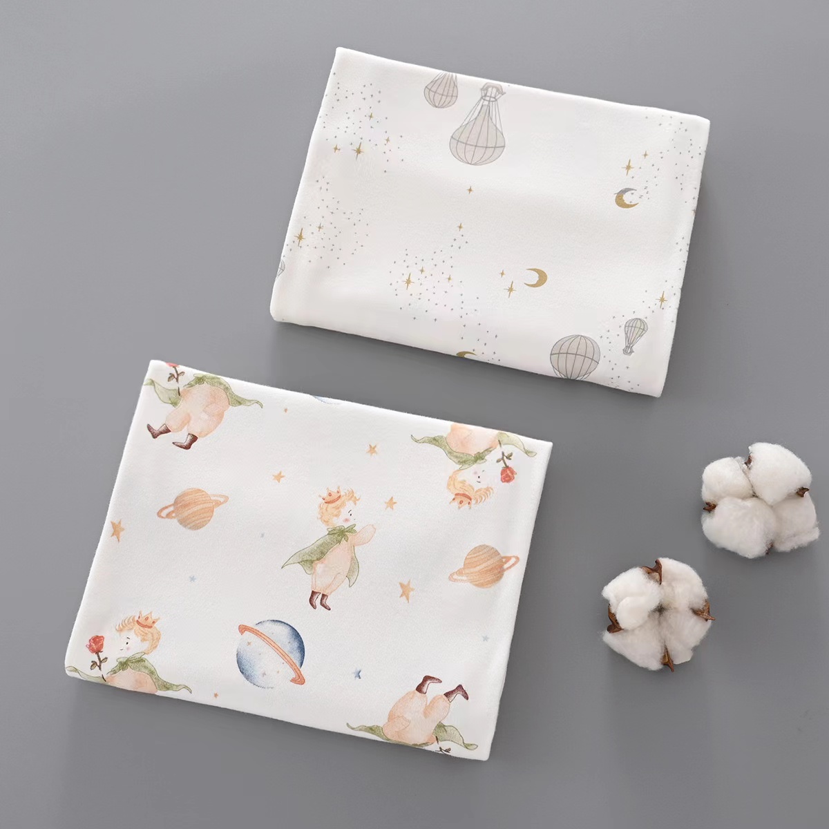 【呵儿特包单】新生儿包裹宝宝有机棉组合装包巾产房襁褓巾