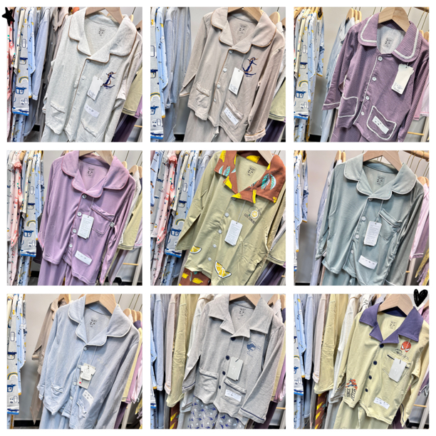 亏米清【布嘟小贝】按身高+10cm合身！无骨家居服 春秋 薄款套装