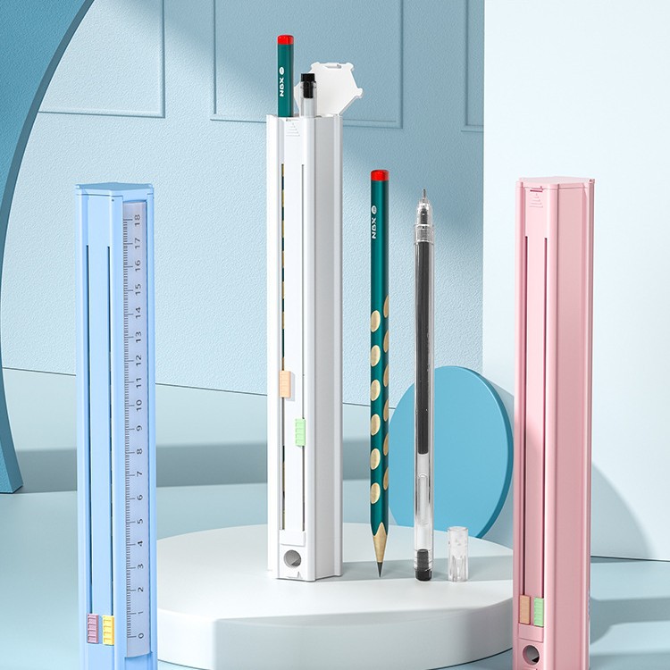 【30个水果橡皮】1个六边形文具盒   1-2年级铅笔款