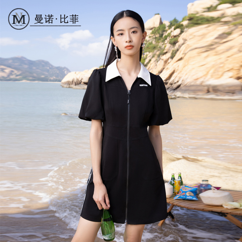 曼诺比菲polo领运动连衣裙MEBL124137