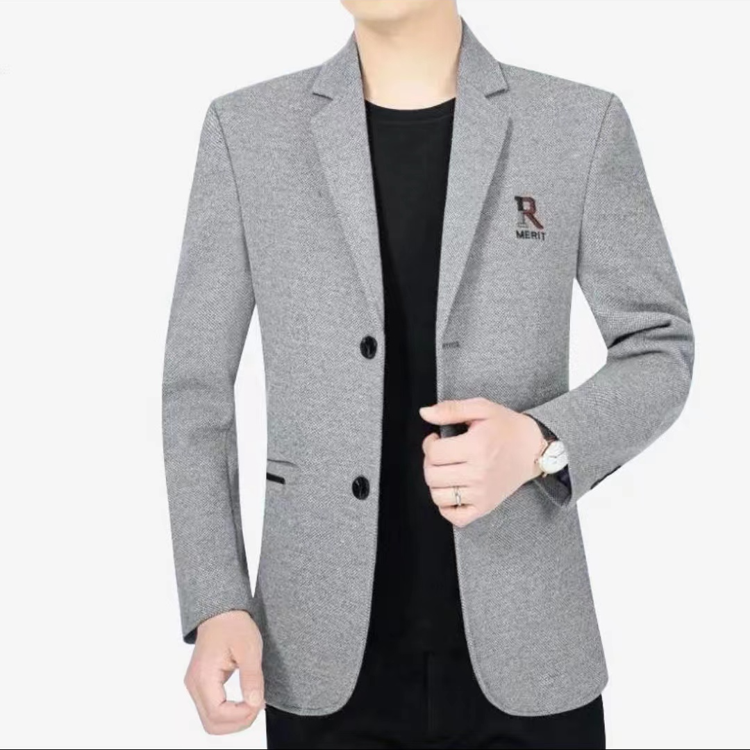 2025年春秋款西装春季小西服男士休闲商务西服外套小西装修身上衣