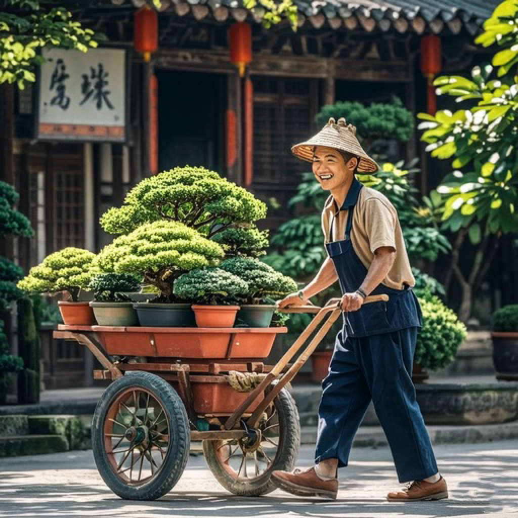 直播选好物一盆一拍绝不重复各种松柏枫树杂木盆景老桩