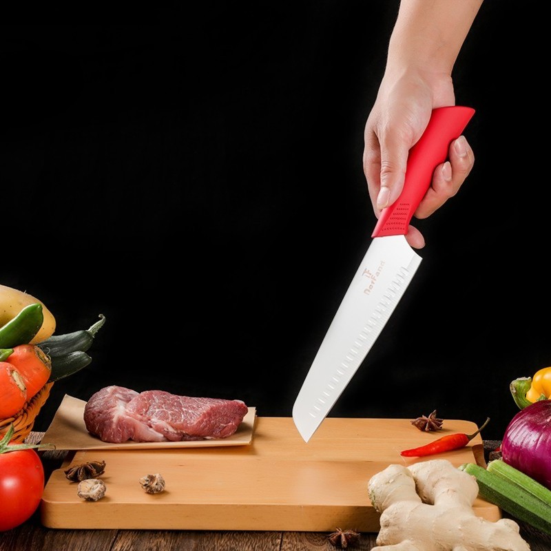 德方家用厨房用女士刀具锋利防菌防锈切肉刀切菜水果刀菜刀