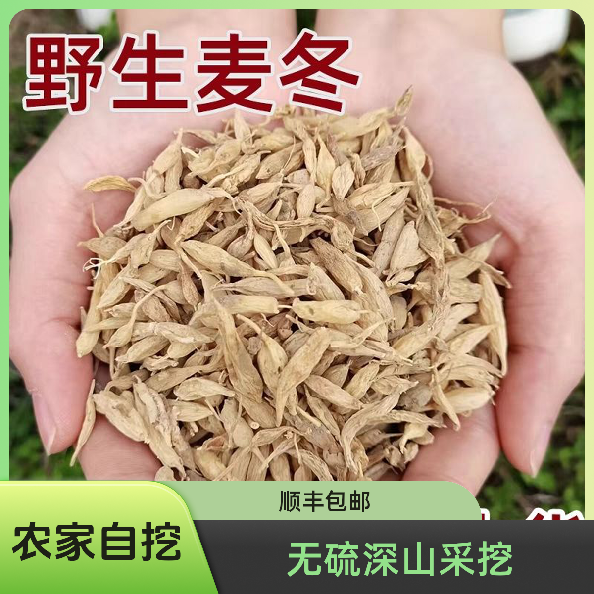 【明洲专属】野生麦冬无硫深山采挖（顺丰包邮）