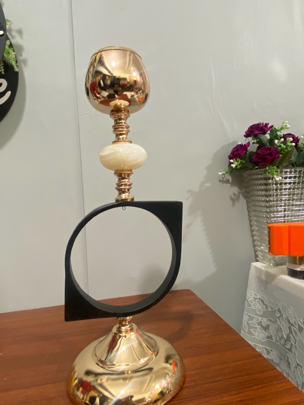 金色 蜡烛台买一送一