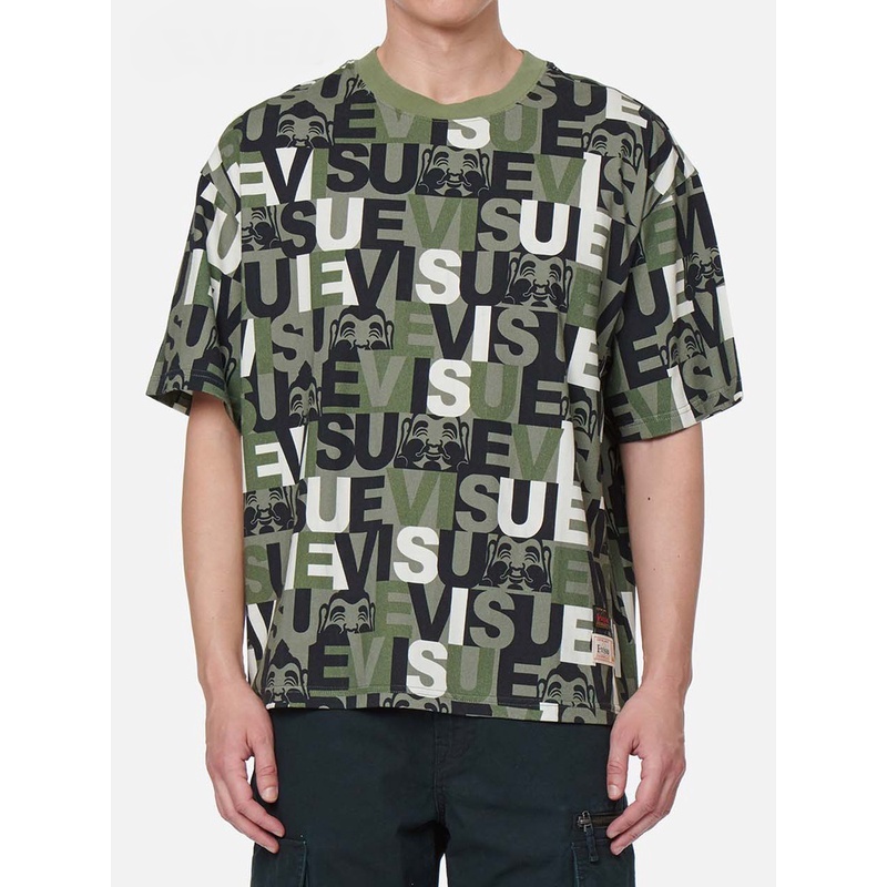 EVISU 春夏佛头商标印花男休闲短袖t恤男款2ESHTM2TS533LFCT