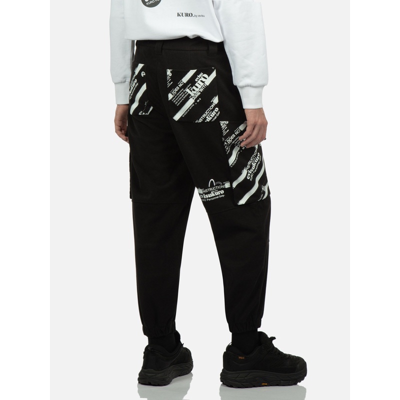 EVISU 秋冬潮流户外男士Logo宽松工装裤子休闲裤2EAGNM2PT220FFPR