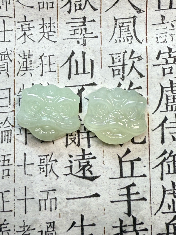 岫玉醒狮头福利随机发一个