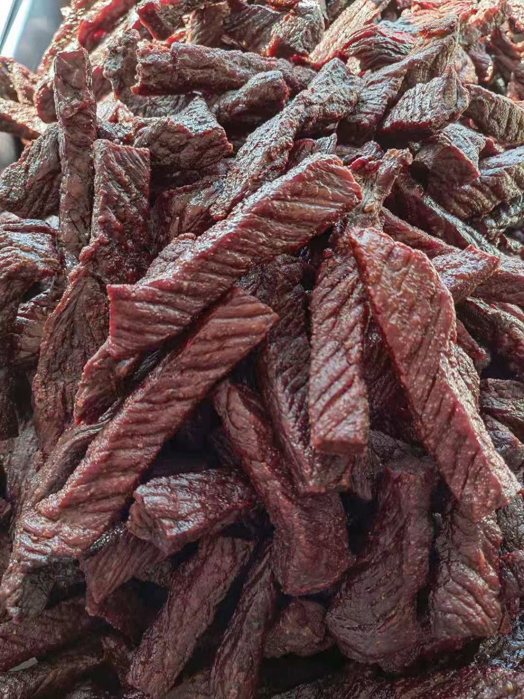 风干牛肉干7分干原味250克1包