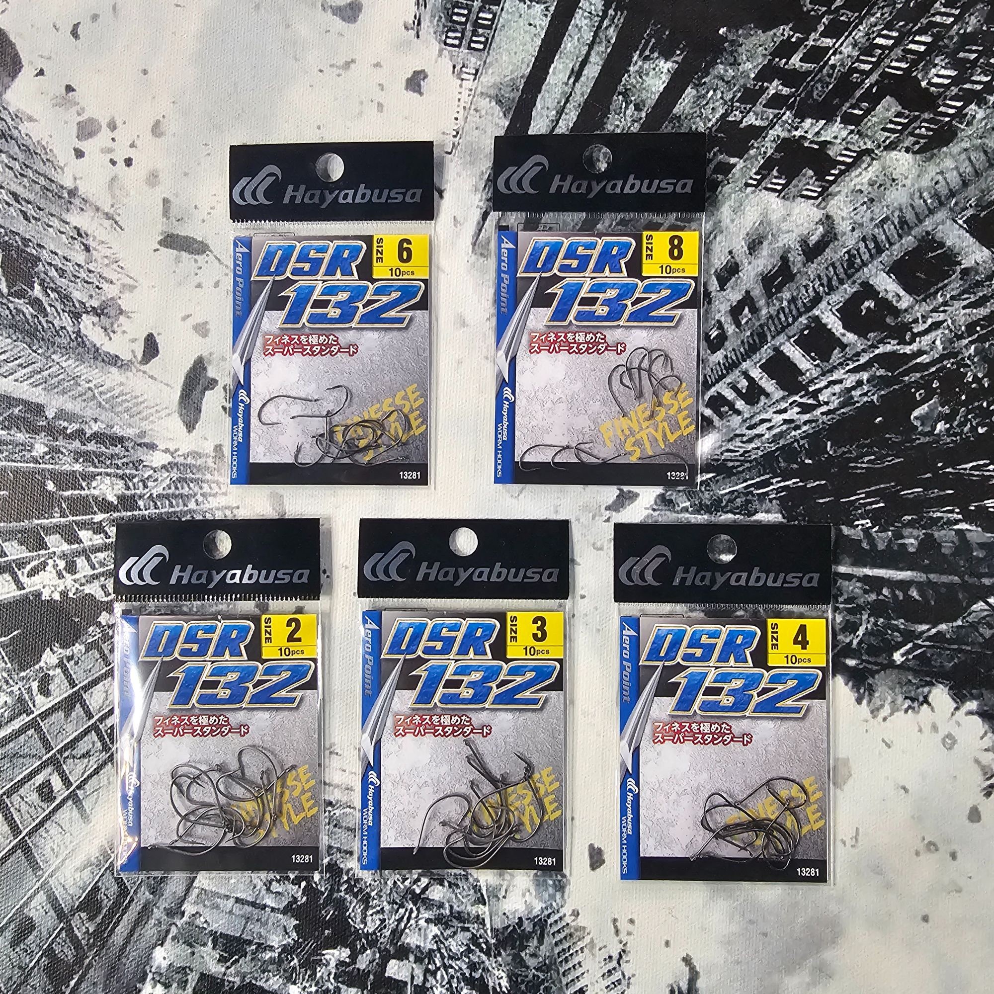 日本HAYABUSA哈雅布萨青木大介13281倒钓钩FF206强力WACKY钩渔具