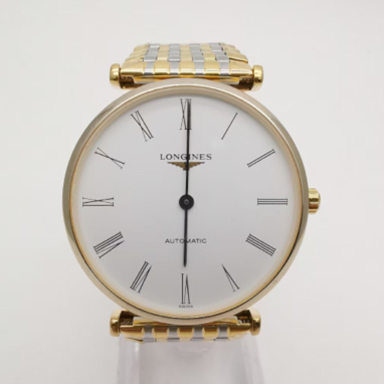 95新 Longines/浪琴 嘉岚系列男士机械表36表径Ｌ4.908.2.11.7