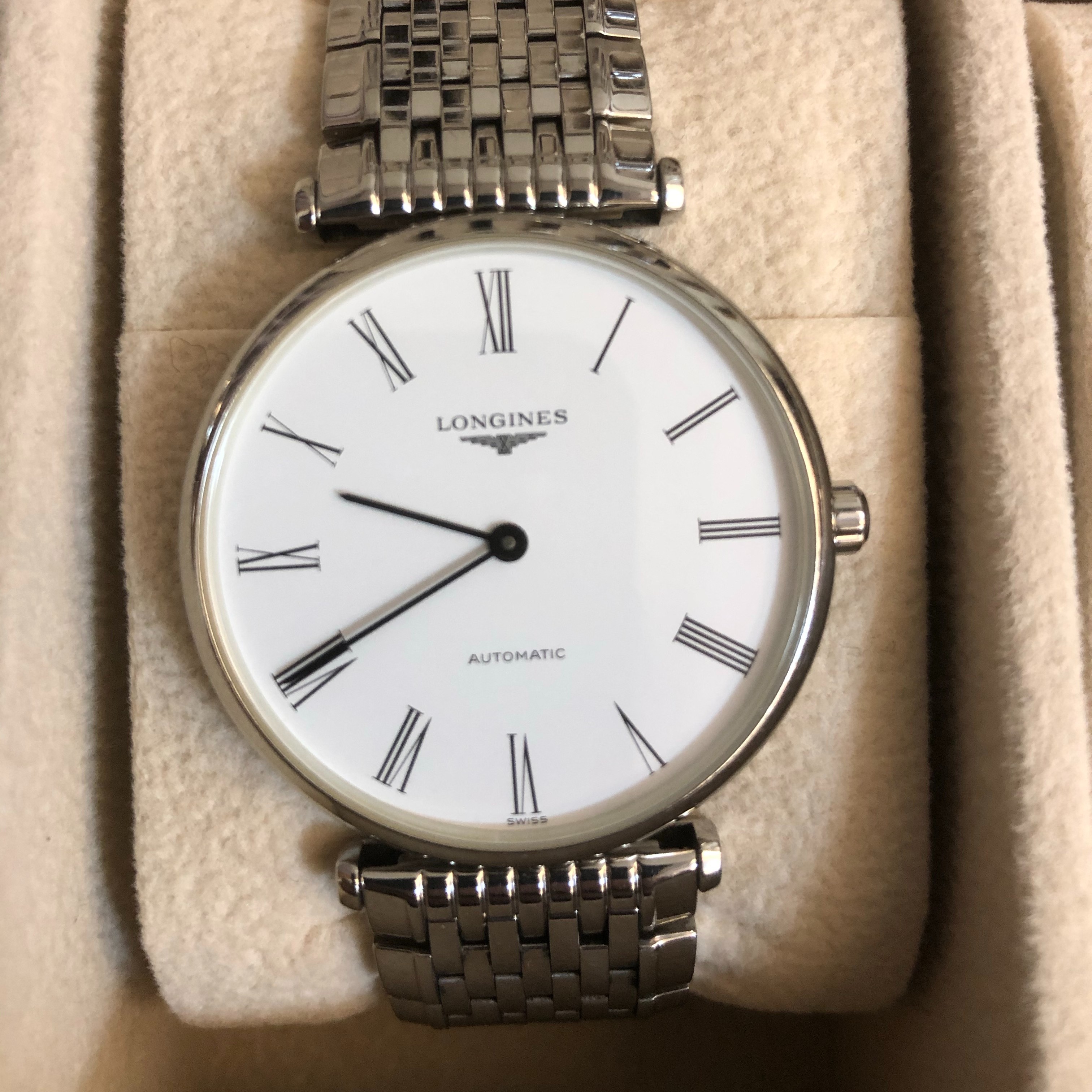 95新 Longines/浪琴 臻心/嘉岚男士腕表/表径34/L4.708.4.11.6