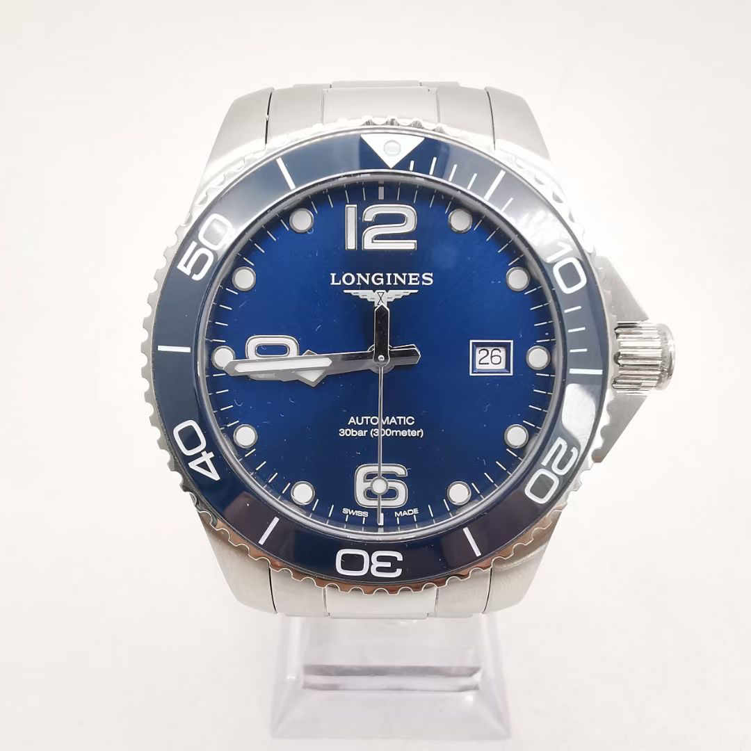 95新 Longines/浪琴 康卡斯全自动机械表运动款43表径