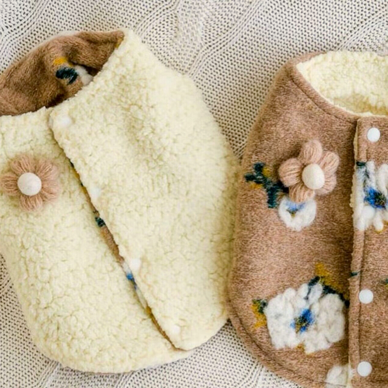 比心宠物狗狗衣服秋冬季泰迪比熊博美小型犬雪纳瑞猫猫咪棉衣冬天