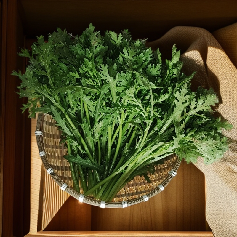 茼蒿2斤新鲜蔬菜生态农场 新鲜现摘现发蔬菜