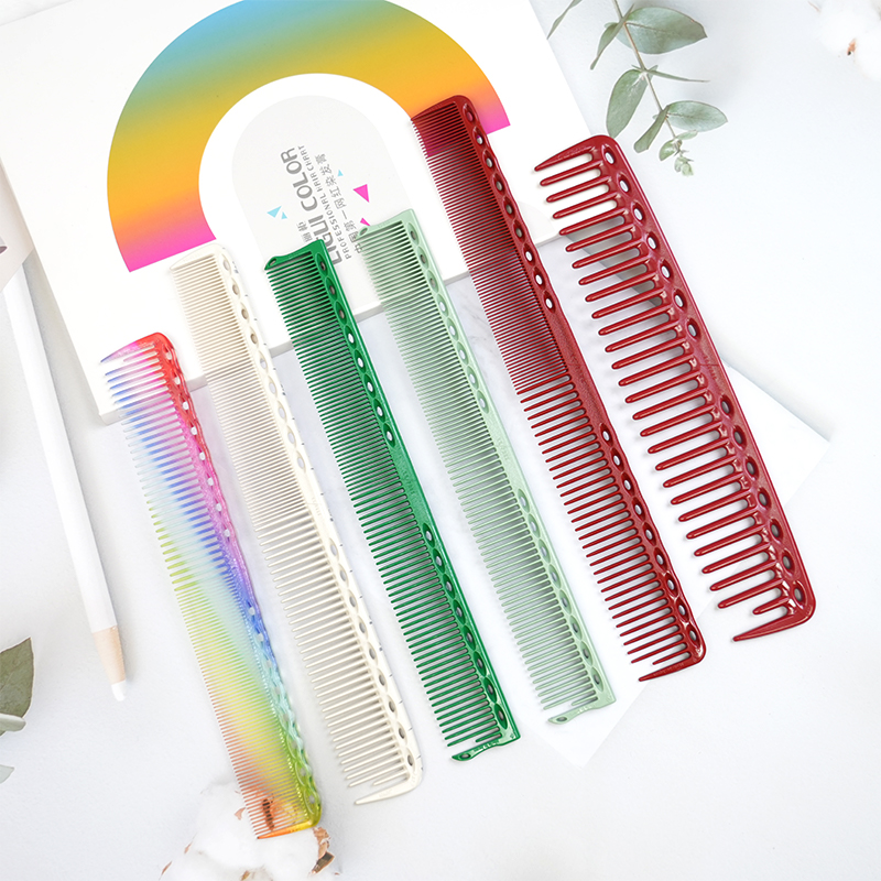 YS女发梳日本原装进口裁剪梳子专业发型师纹理裁剪短发理发店