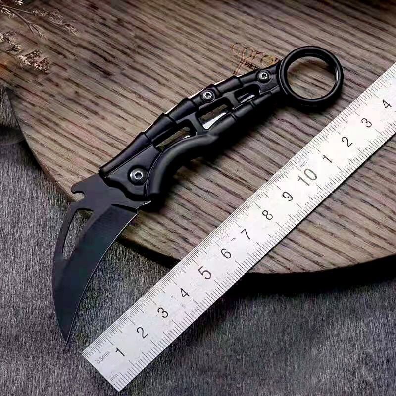 户外折叠刀高硬度锋利小刀防身迷你便携随身多功能野外求生军工-