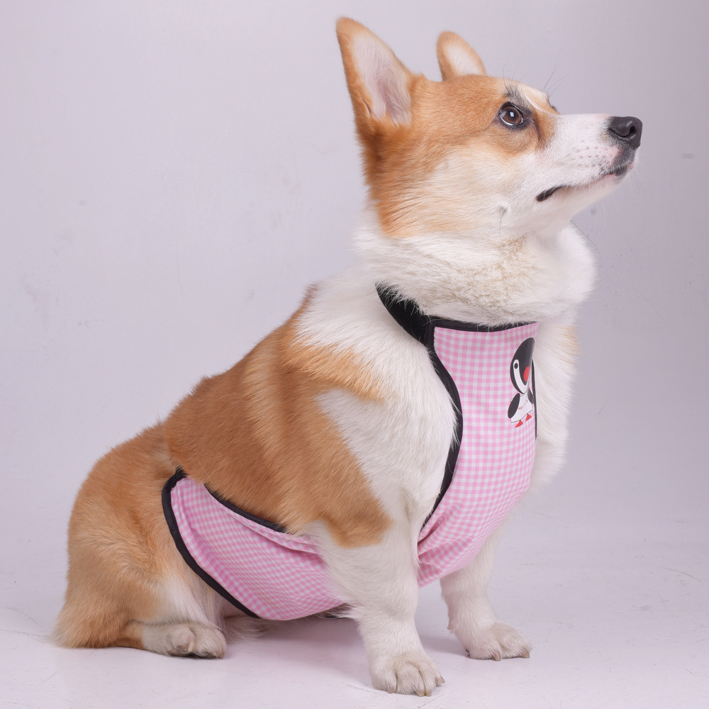 宠它柯基犬狗狗肚兜防水中大型犬围兜小香风护肚子宠物衣服批发