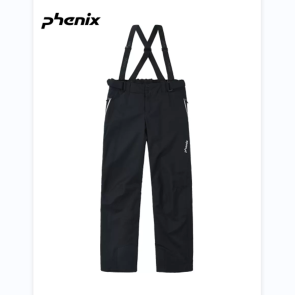 phenix菲尼克斯  男女单双板加厚加棉背带滑雪裤防风防水保暖长裤