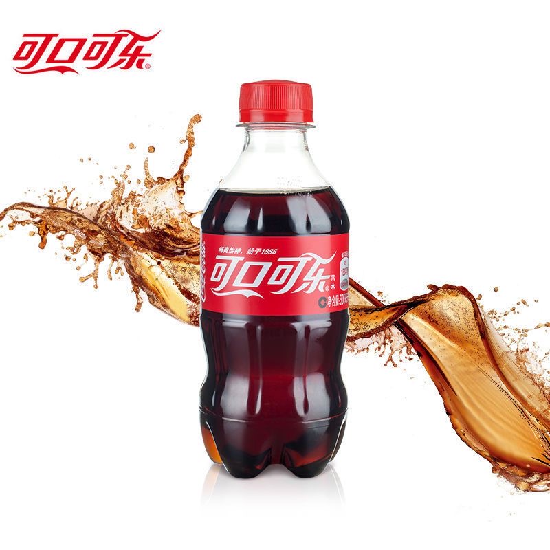 【到手6瓶】可口可乐迷你小瓶汽水碳酸饮料可乐300ML*6瓶装饮料好喝