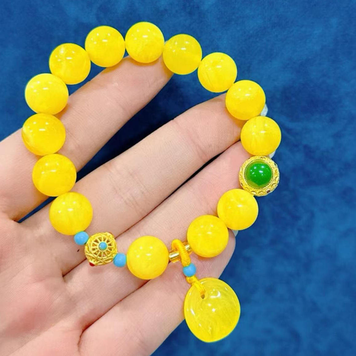 小雨专享【珍藏级】蜜蜡包包挂件手串