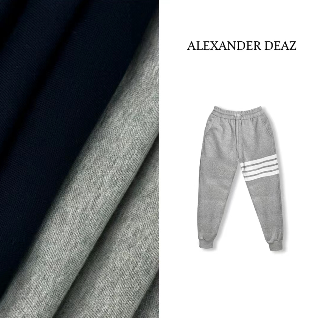 【会会主理】2024秋冬新款简约休闲条纹情侣款卫裤长裤-K5012