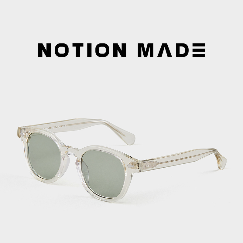 NOTIONMADE055透明色框眼镜男女潮流太阳镜墨镜复古墨镜男士