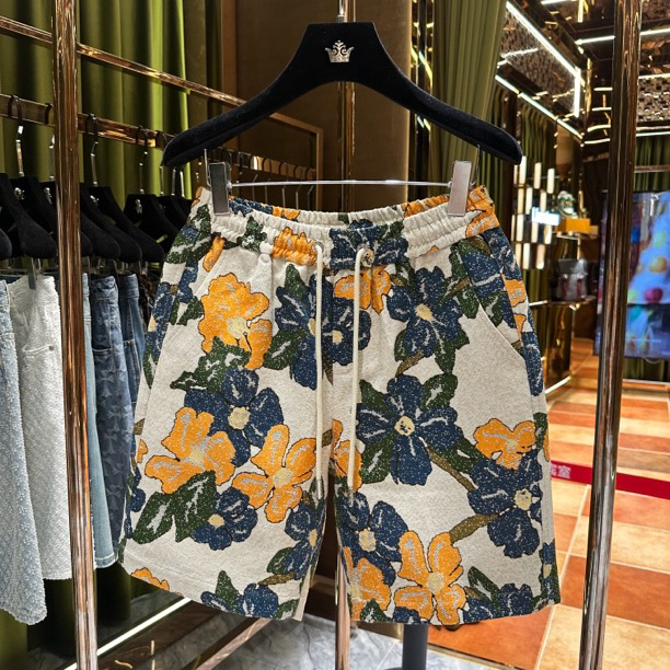 【林总奢选】夏季新品时尚高街松紧腰短裤（88715）