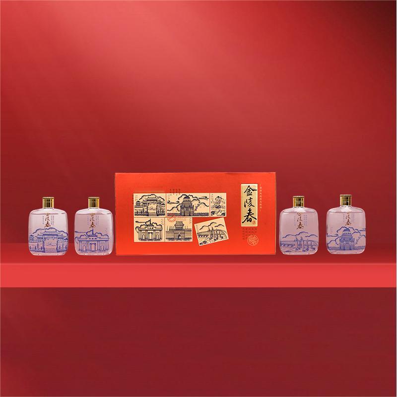 金陵春 · 金陵故事「2019年产高端伴手礼」浓香型白酒45度125ml*4瓶