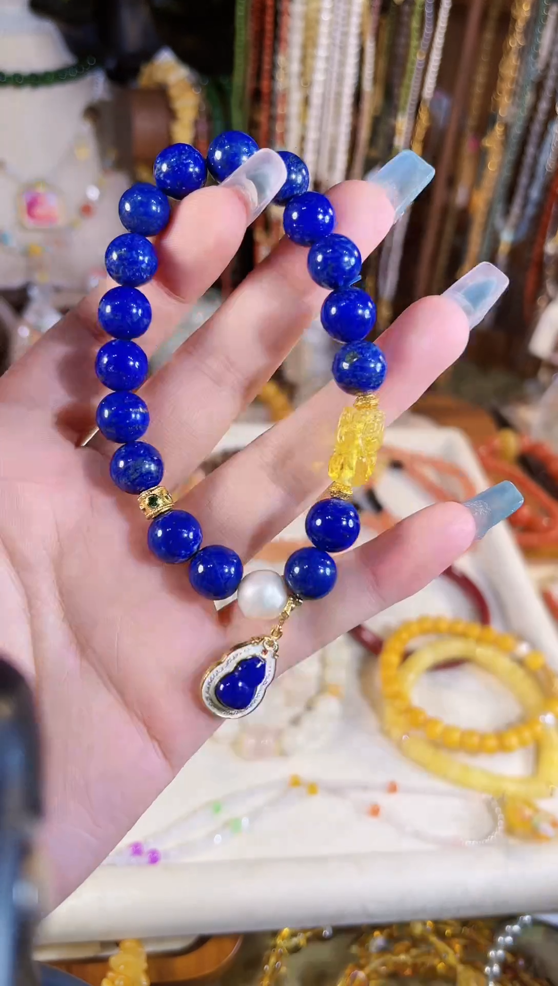 【闪购商品】青金石手链未镶嵌多样性发货其一