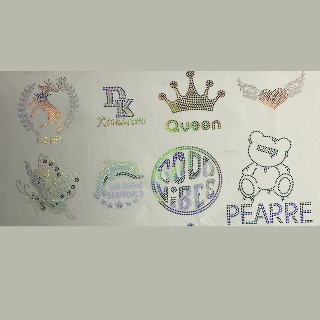 整版女士镭射片烫画，满20包邮