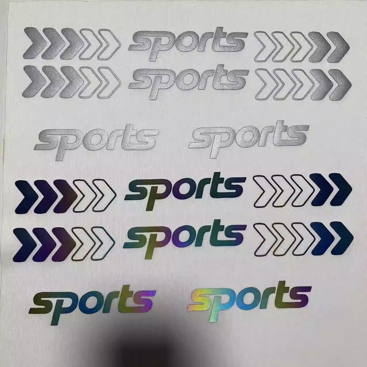 SP字母反光裤条烫画，满20包邮（冷撕）