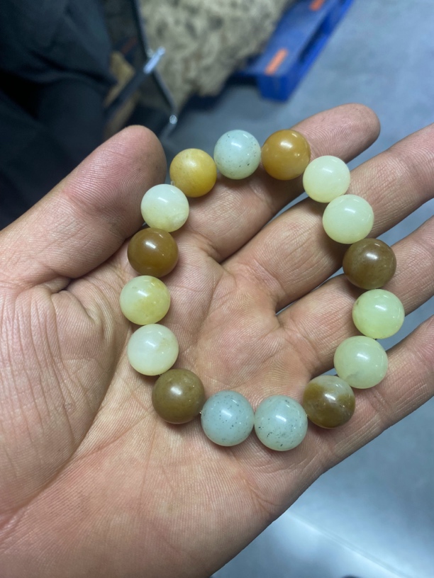 【若羌玉赖哥工作室】和田玉多宝手串