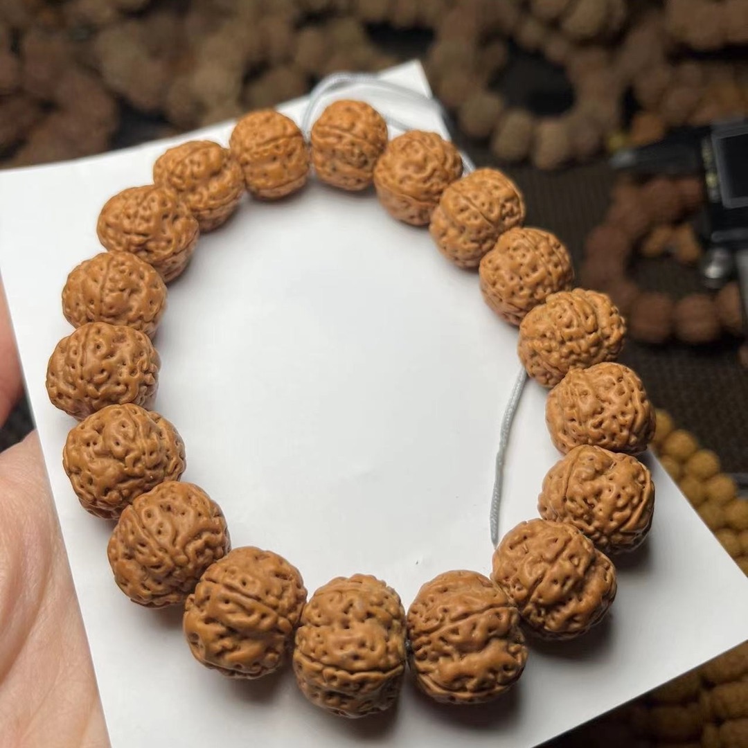 花王手持15-16mm金刚菩提手串印尼小金刚菩提子梅花