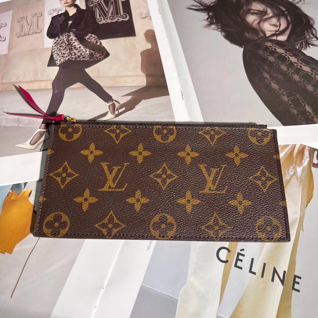 95新 LouisVuitton/路易威登 艾派尔/LV老花子袋腋下斜挎包8436