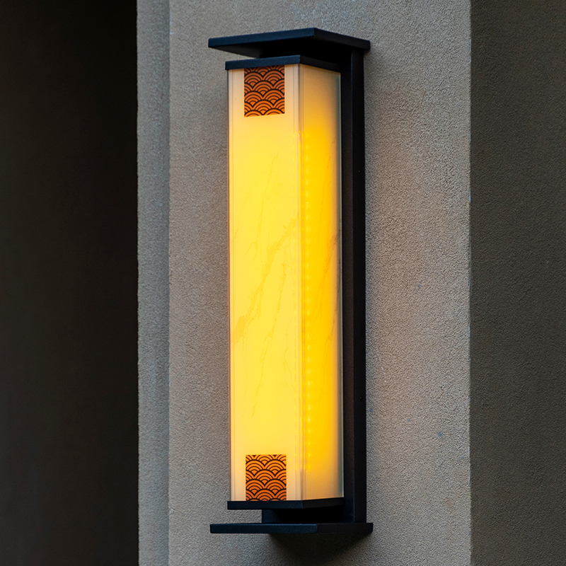 花园户外壁灯室外防水现代太阳能庭院别墅外墙庭院灯简约柱子大门