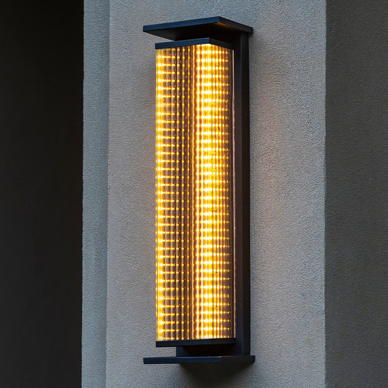 花园户外壁灯室外防水现代太阳能庭院别墅外墙庭院灯简约柱子大门