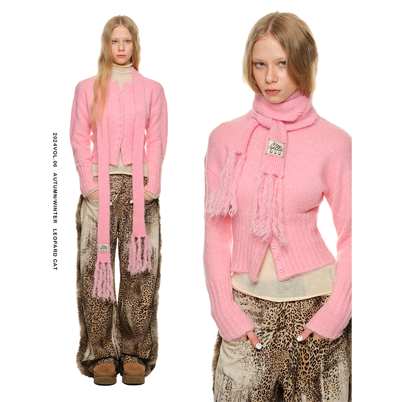 【24冬新Vol.2】1JINN STUDIO 百搭毛绒窄版细围巾