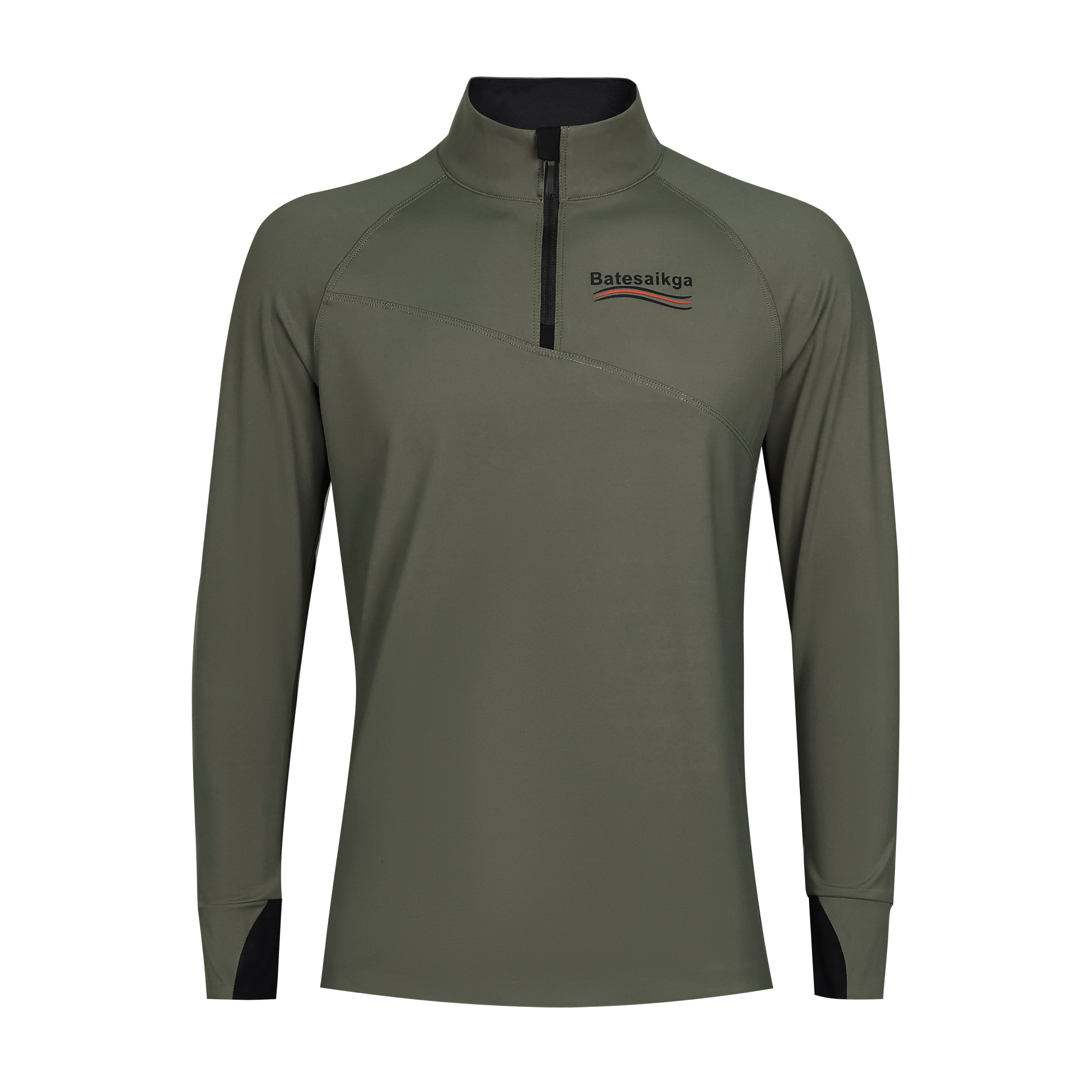 百搭男士长袖时尚速干秋冬半拉链运动卫衣8807户外运动弹力立领