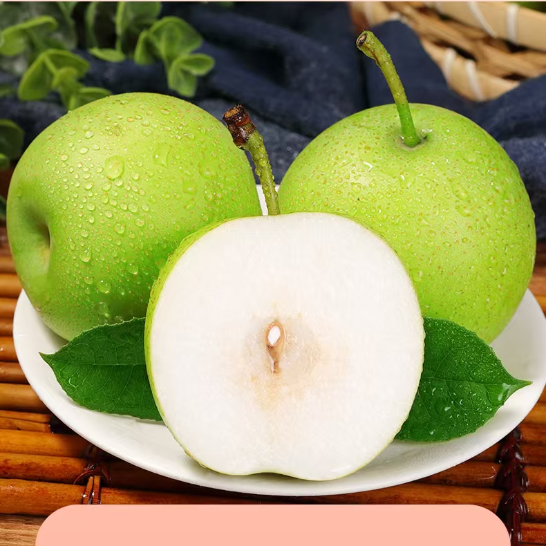 头茬皇冠梨蜜梨甜脆梨当季新鲜水果梨时令水果脆甜梨
