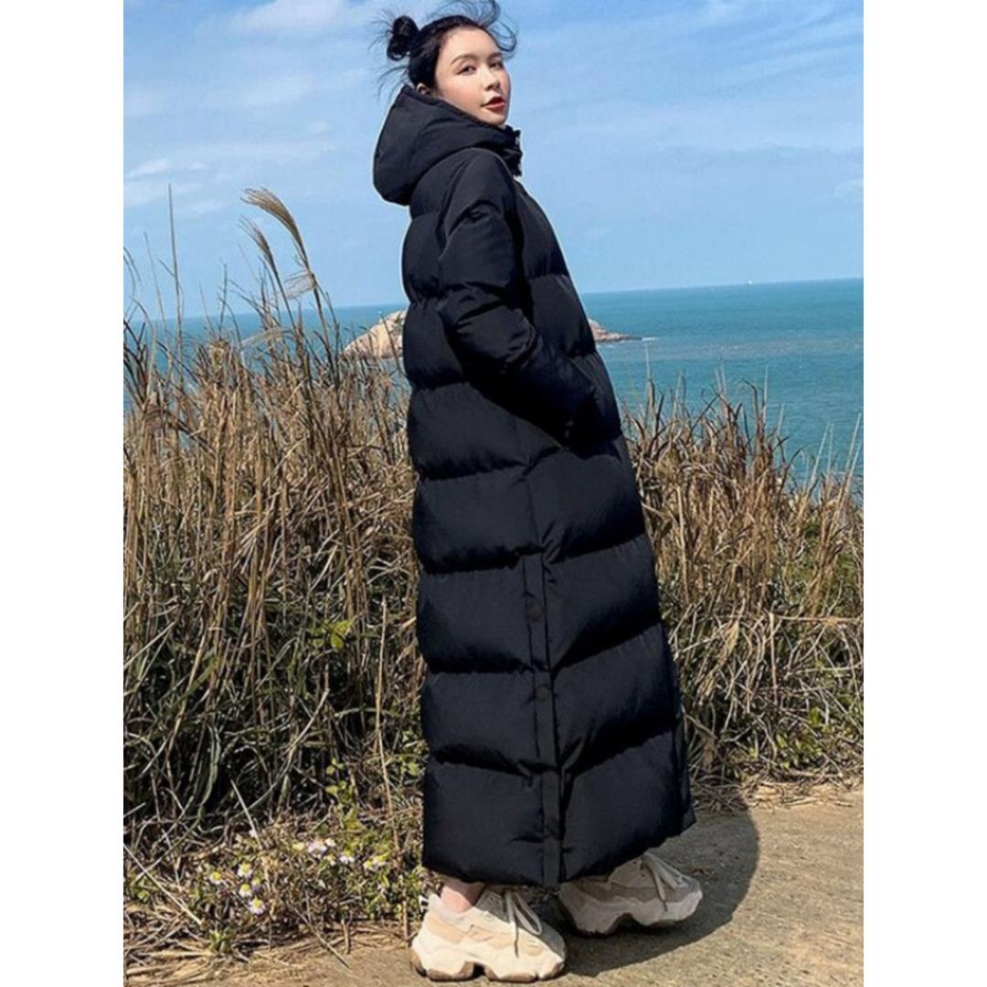 长款棉服女超长过膝到脚踝羽绒服衣2023冬季新款爆款艺考棉