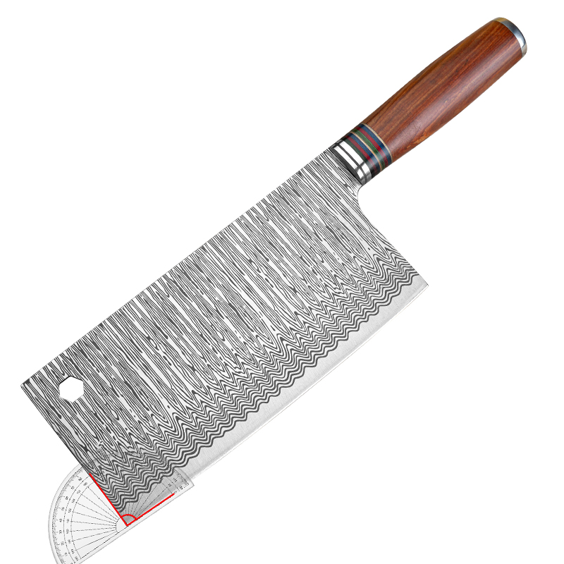 科盛高硬度斩切两用菜刀5CR15MOV钼钒钢中式家用刀文武刀男士菜刀