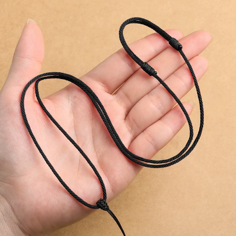 绳黑色项链绳子手工编织